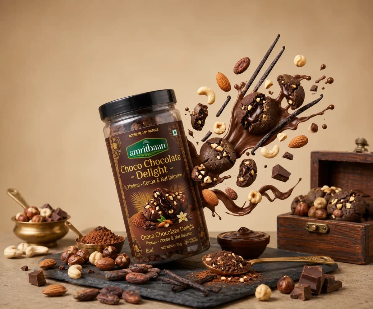 Traditional Thekua – Choco Chocolate Delight